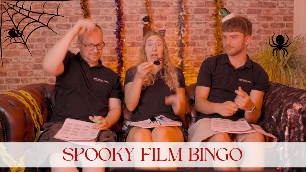 spooky film bingo vlog