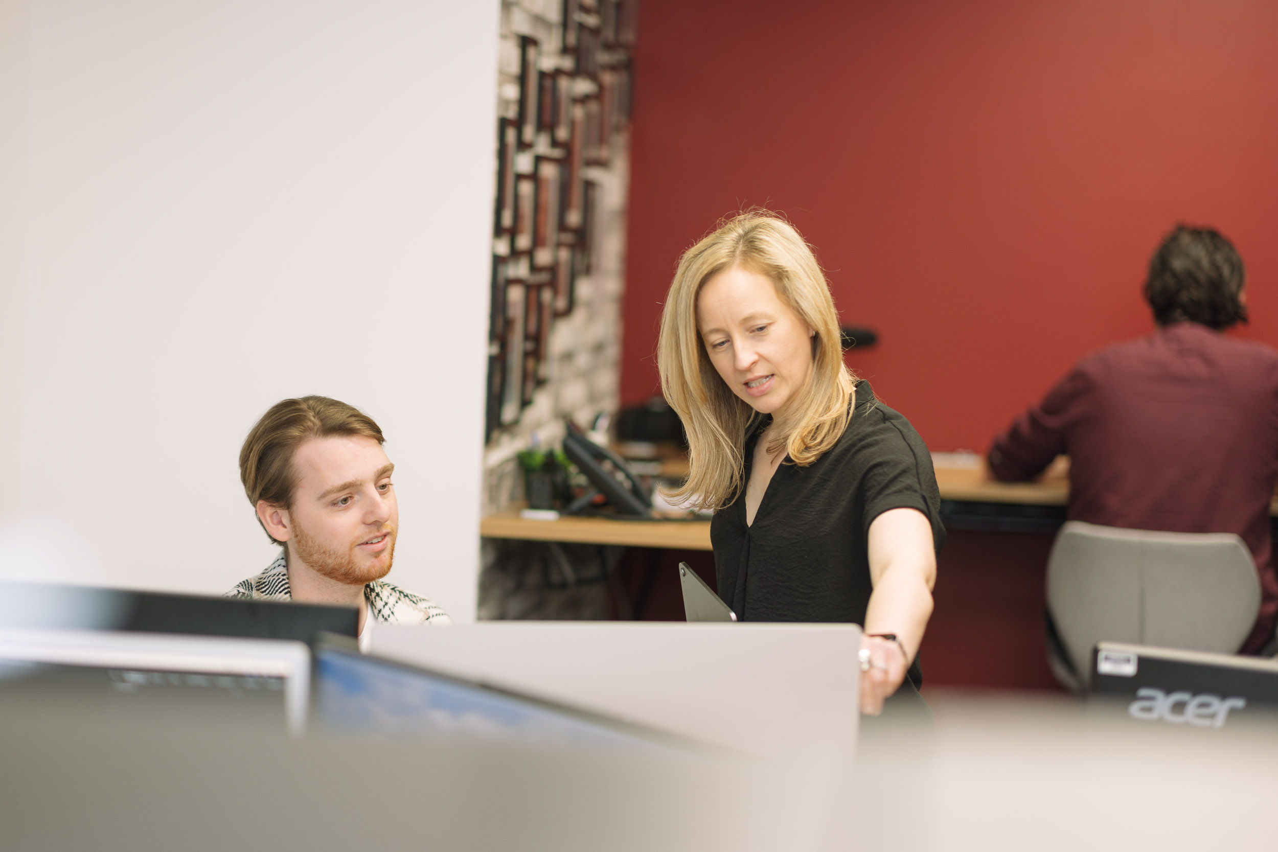 Shot Blast Media team on set