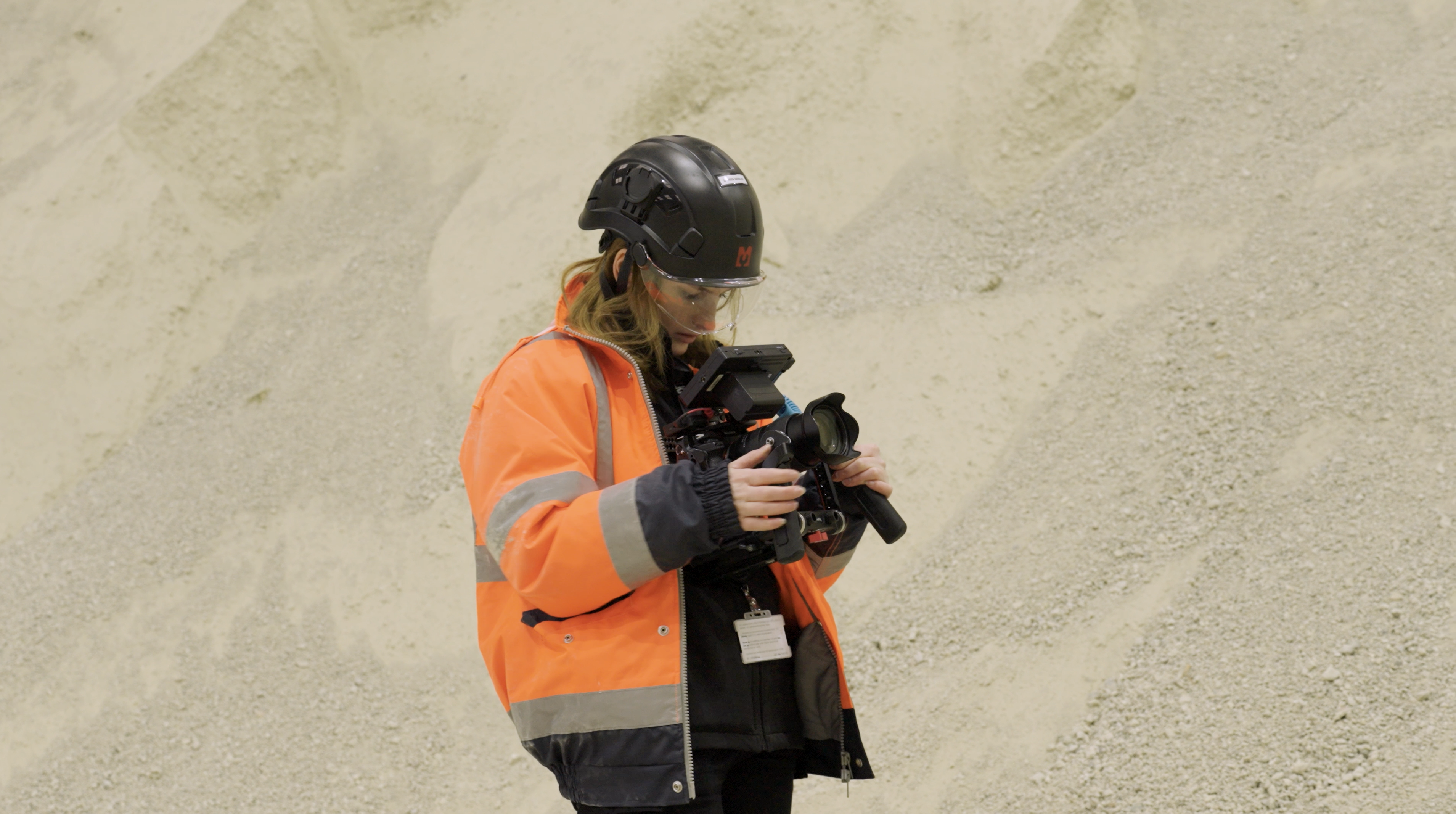 Shot Blast Media project work on location