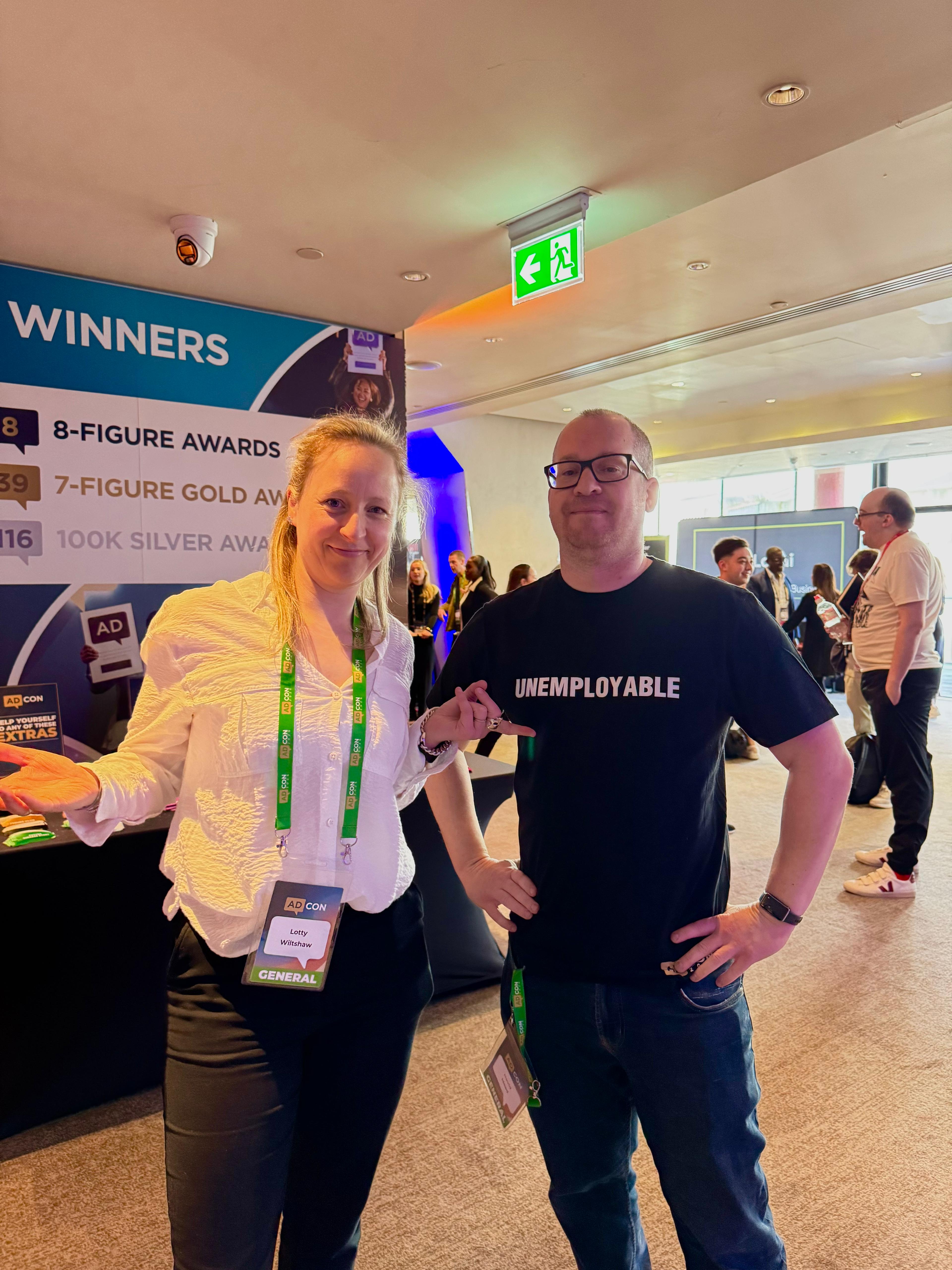 Director Lotty Wiltshaw speaking at ADCON conference — Shot Blast Media founder Leeds