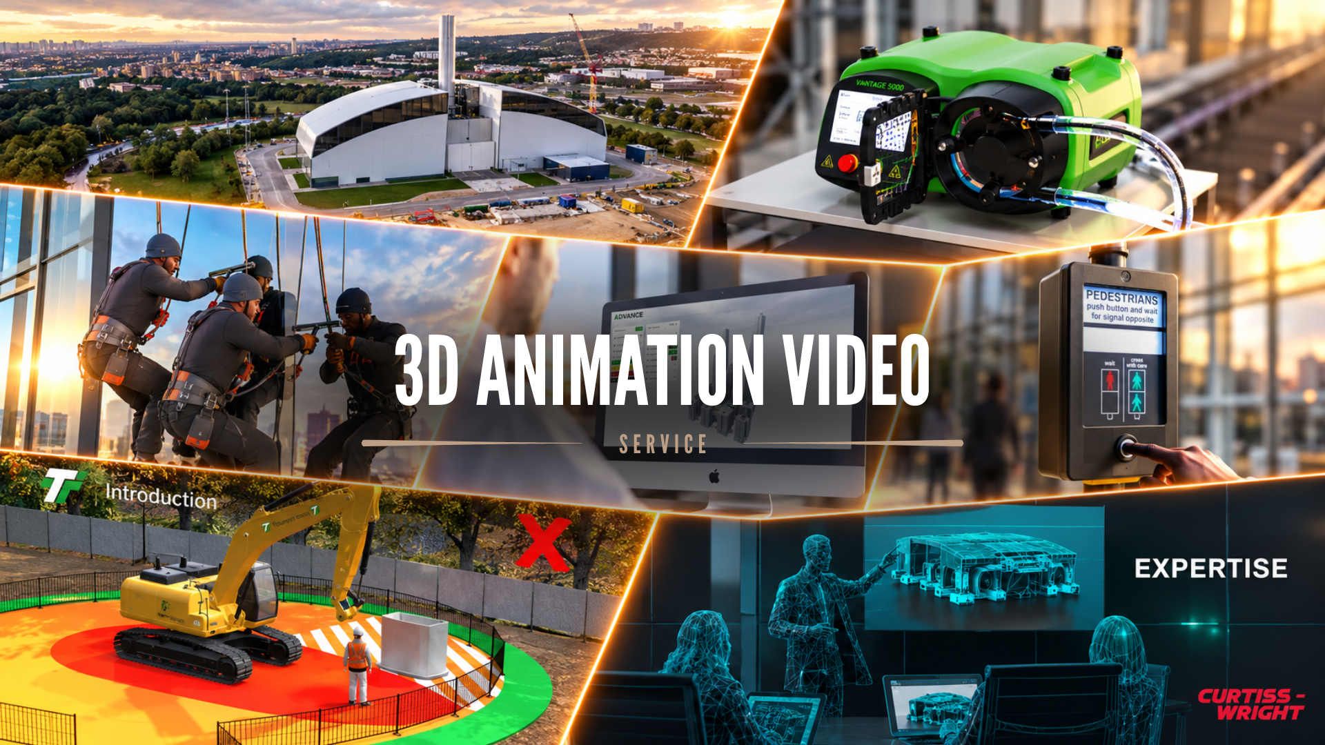 3D animation video production for industrial and technical brands — Shot Blast Media