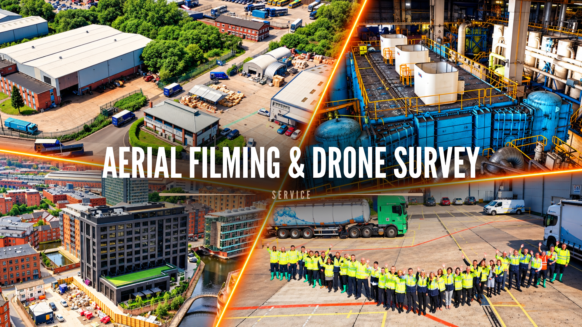Aerial filming and drone survey — Shot Blast Media