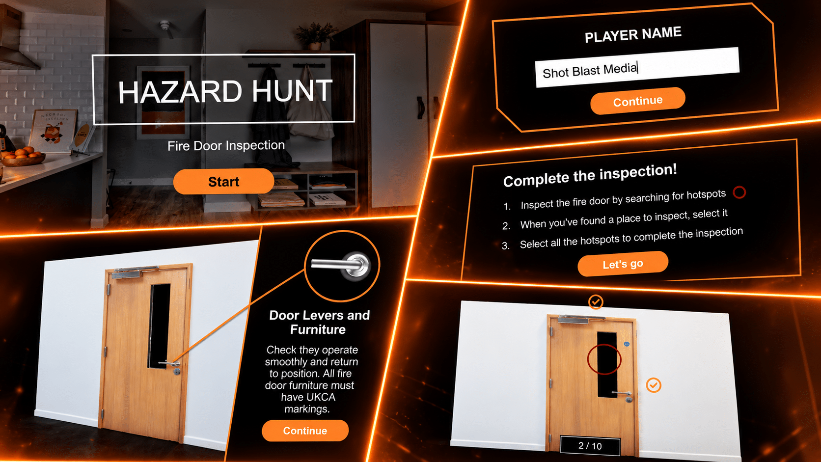 Interactive video production for training and onboarding — Shot Blast Media